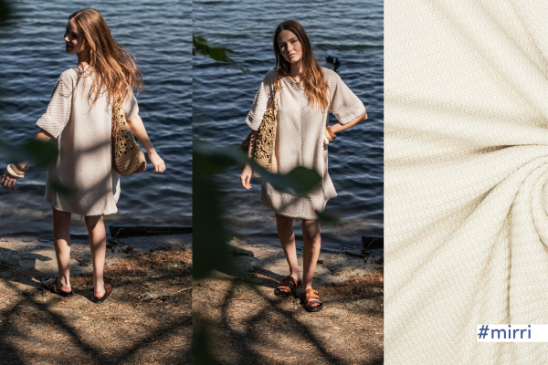 Strickstoff Uni - naturweiss - Fibremood 34